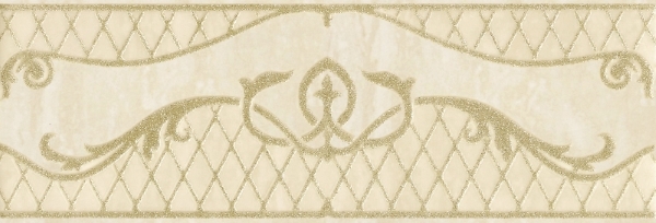 Керамический бордюр Gracia ceramica Regina beige border 01 250х85